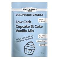 Voluptuous Vanilla Low Carb Cupcake and Cake Vanilla Mix 250g