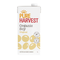 Pure Harvest Organic Soy Milk Original + Calcium 1L