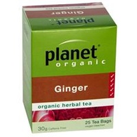 Planet Organic Ginger Herbal Tea 25 Teabags