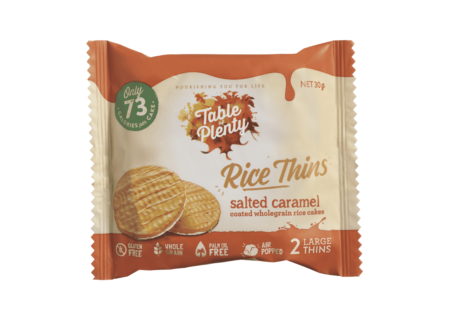 Buy Table of Plenty Rice Cakes Thins Salted Caramel 30g Online Sunnybrook