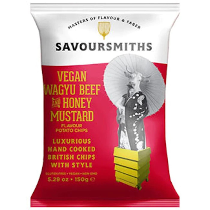Buy Savoursmiths Vegan Wagyu Beef & Honey Mustard Chips 150g Online
