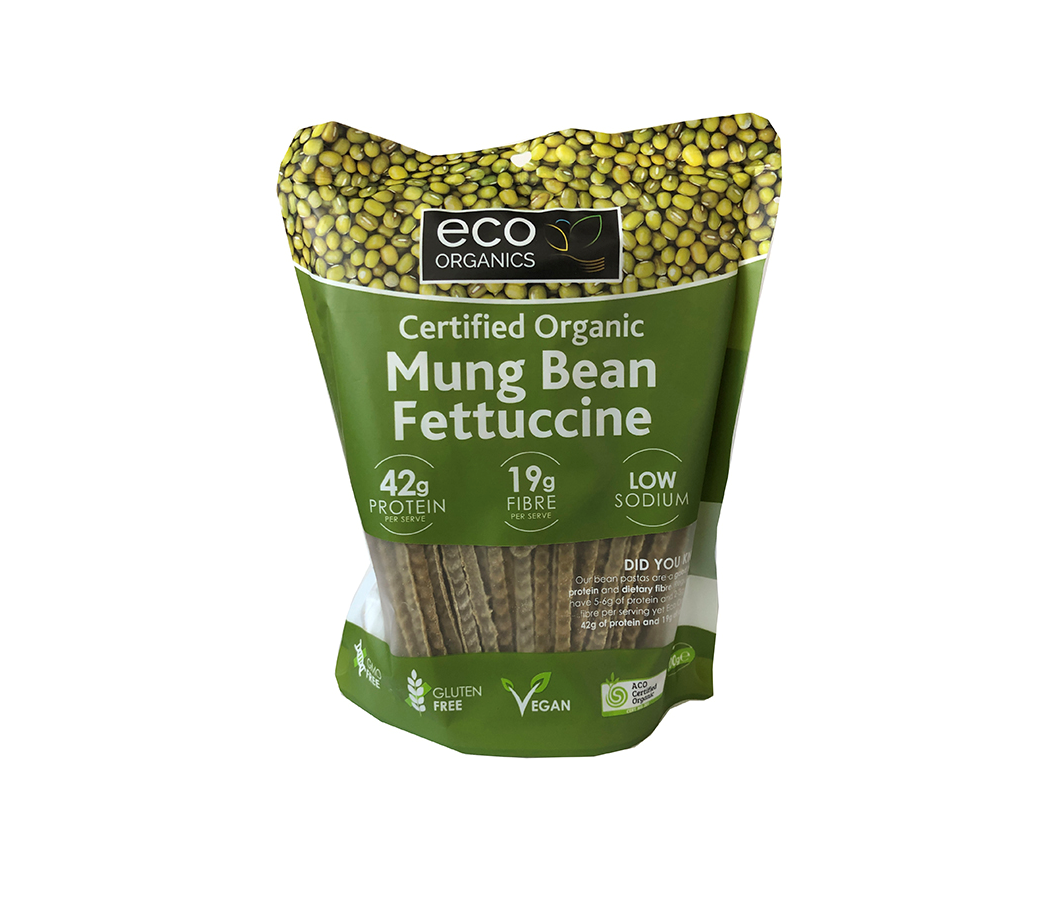 Eco Organics Vegan Mung Bean Fettuccine Pasta Sunnybrook Health Store