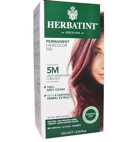 Buy Herbatint Permanent Herbal Haircolour Gel Light Mahogany Chestnut 5M  150ml Online | Sunnybrook