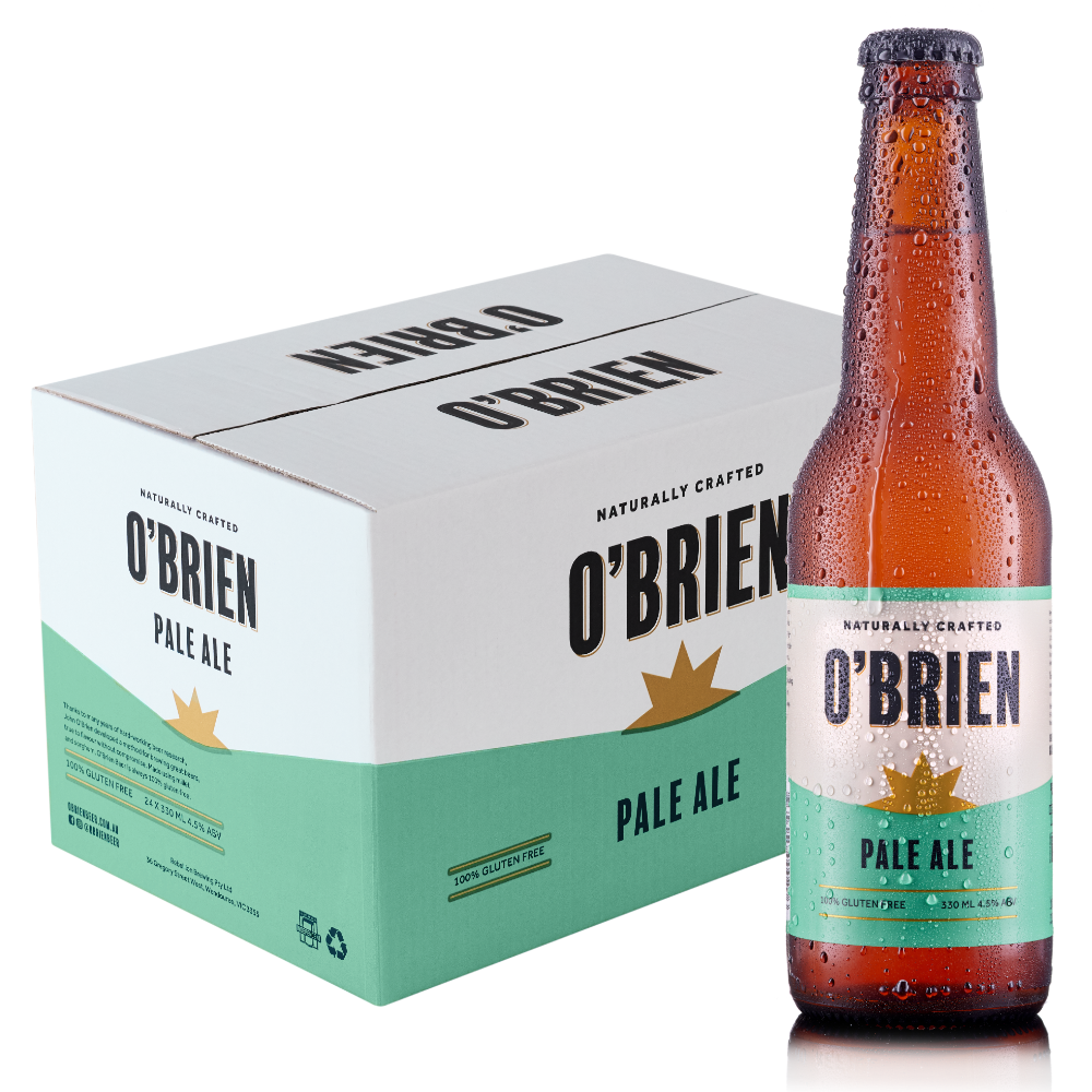 O'Brien Pale Ale Beer (Slab/24 Pack) Gluten Free Beer Sunnybrook