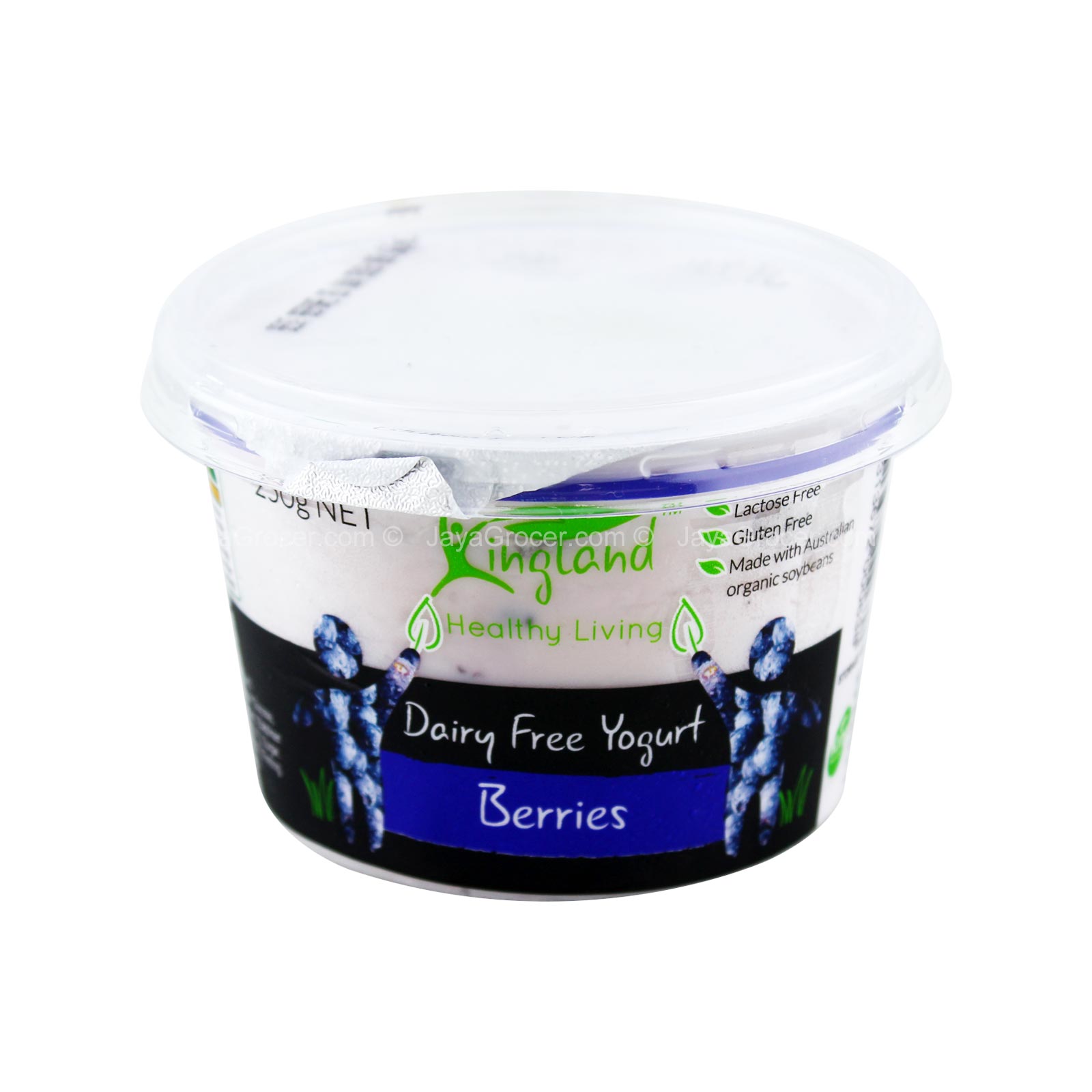 Kingland Soy Yoghurt Berries 250g Dairy Lactose Free Yoghurt