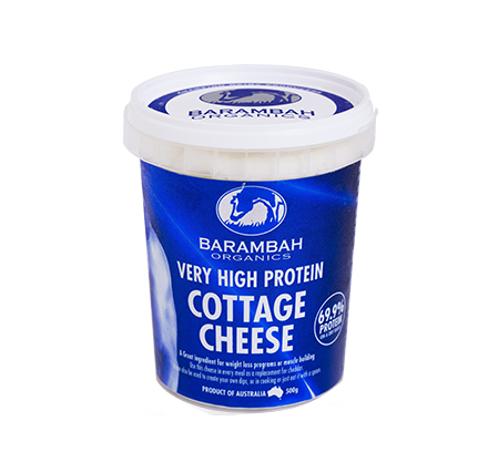 Barambah Cottage Cheese High Protein 500g Organic Foods