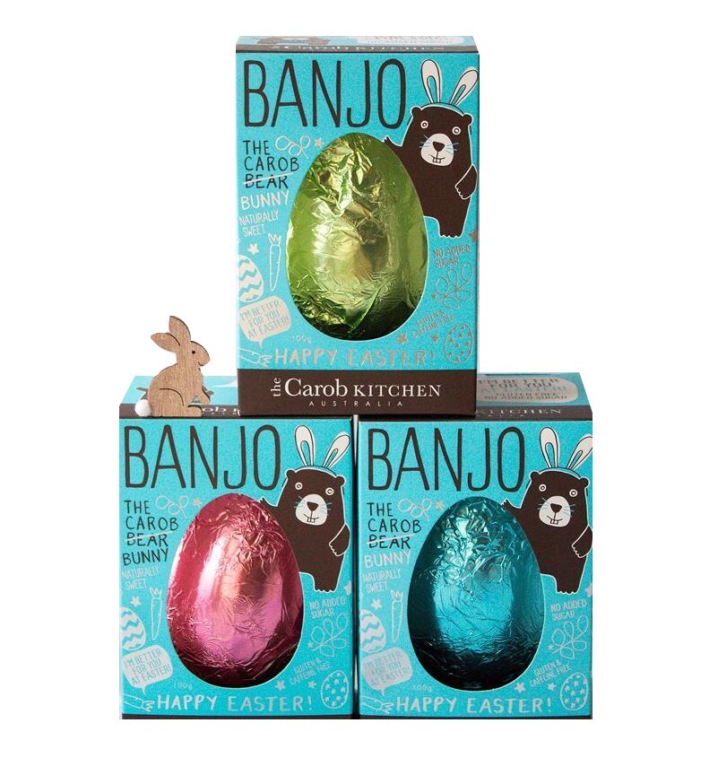 Buy Carob Kitchen Banjo Bunny Easter Egg 100g Online Sunnybrook