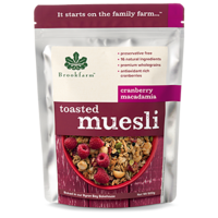 Brookfarm Toasted Muesli Cranberry & Macadamia 500g