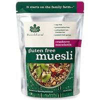 Brookfarm Gluten Free Cranberry & Macadamia Muesli 350g