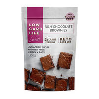 Low Carb Life Rich Chocolate Brownies Keto Bake Mix 300g