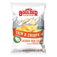 Boulder Thin & Crispy Potato Chips (Cheddar Sour Cream) 170.1g