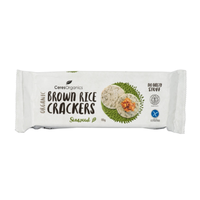 Ceres Organics Brown Rice Crackers Seaweed 115g