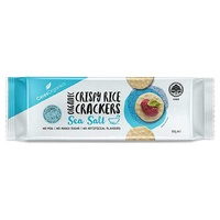 Ceres Organic Rice Crackers Sea Salt 100g