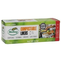 BioBag Compostable Bin Liner 10L 20 bags