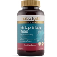 Herbs of Gold Ginkgo Biloba 6000 120 caps