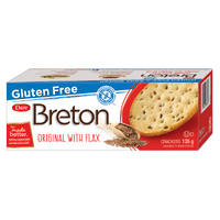 Breton Gluten Free Biscuit Original Flax 135g