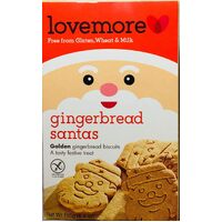 Lovemore Gluten Free Santa Gingerbread Man 195g