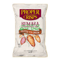 Proper Crisps Kumara Pepper & Onion 100g