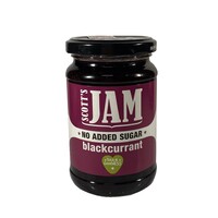 R&W Scotts No Added Sugar Blackcurrant Jam 340g