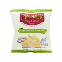 Proper Crisps Cider Vinegar & Sea Salt 40g