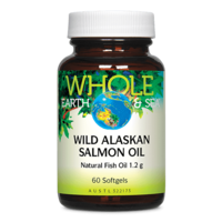 Whole Earth & Earth Wild Alaskan Salmon Oil 60c