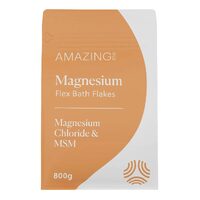 Amazing Oils Magnesium Flex Bath Flakes & MSM 800g