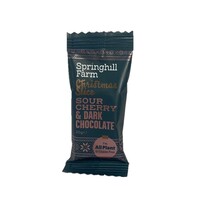 Springhill Farm Christmas Slice Sour Cherry & Dark Chocolate 20g