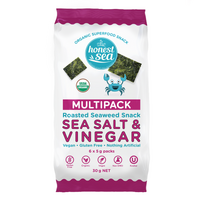Honest Sea Seaweed Sea Salt & Vinegar Multipack (6x5g) 30g