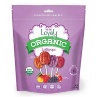 Lovely Candy Organic Lollipops (12 Pack) 198g