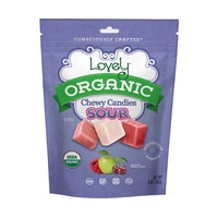 Lovely Candy Organic Sour Chewy Candies 142g