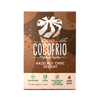 Cocofrio Hazelnut Choc Delight Cones (4 Pack) 480ml