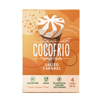Cocofrio Salted Caramel Cones (4 Pack) 480ml