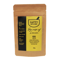 Savvy Spices Squeeze of Lemon Spice Blend 25g