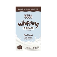 Well & Good Plant Based Whipping Cream Powder (2x125g) 250g