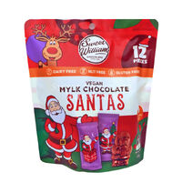 Sweet William Chocolate Fun Size Santas (12 Pack) 155g 