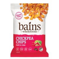 Bains Wholefoods Chickpea Chips Chilli & Lime 100g