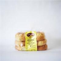 Healthybake Organic Spelt Hamburger Rolls (6 Pack) 500g