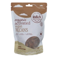 2die4 Organic Activated Pecans VEGAN 300g