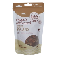 2die4 Organic Activated Pecans VEGAN 120g