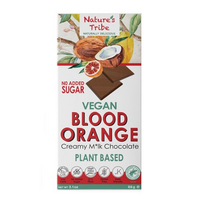 Natures Tribe Vegan Keto Blood Orange Milk Choc 88g