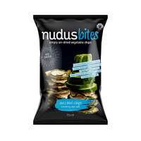 Nudus Bites Zucchini Chips Cracking Sea Salt 20g