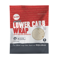 Diegos Go Well Lower Carb Wraps (8 Pack) 400g