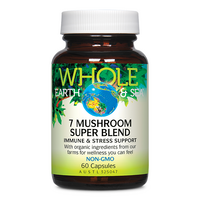 Whole Earth & Sea 7 Mushroom Super Blend 60c
