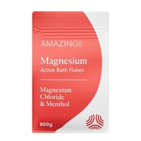 Amazing Oils Magnesium Active Bath Flakes with Menthol 800g