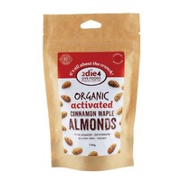 2die4 Organic Activated Almonds Cinnamon Maple 100g