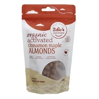 2die4 Organic Activated Cinnamon Maple Almonds 100g