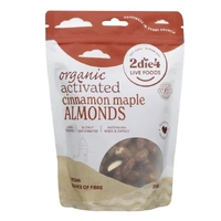 2die4 Organic Activated Cinnamon Maple Almonds 250g