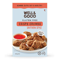 Well & Good Gluten Free Crispy Crumbs Southern Style 300g
