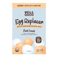 Well & Good High Performance Egg Replacer 200g