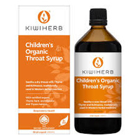 Kiwiherb Children's Organic Throat Syrup 200ml